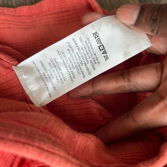 Pilcro Orange Halter Neck Tank Top Size Small - Picture 8 of 8